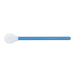 Teknipure TKS528F TekniSwab Polyurethane Foam Cleanroom Swabs with Round Head & Blue Polypropylene Handle, 5.2" OAL (Case of 1,000)