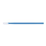 Teknipure TKS550P TekniSwab Polyester Knit Cleanroom Swabs with Double Layer, Small Head & Blue Polypropylene Handle, 2.71" OAL (Case of 2,500)