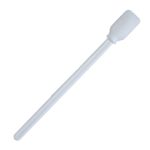 Teknipure TS-F-5 TekniSwab Polyurethane Foam Swab with Paddle Head & White Rigid Handle, 5" Long (Case of 1,000)