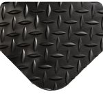 Wearwell 497 Smart Diamond-Plate Anti-Fatigue Mat - Black