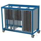 CSPS6061 Solder Pallet Cart, 61 Slots, 24" x 60" x 74"