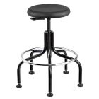 Bevco 3200-P Desk Height Backless Stool with Tubular Steel Base, Polyurethane