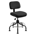 Bevco 5600-F Doral Bench Height Chair with Tubular Steel Base, Fabric