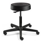 Bevco S3000 ErgoLux Desk Height Backless Stool with 5-Star Base, Polyurethane