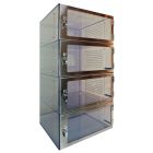 CleanPro Wafer Storage Desiccator Cabinet with Clear Acrylic or Static Dissipative PVC