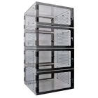 CleanPro Pass-Through Desiccator Cabinet with Clear Acrylic or Static Dissipative PVC