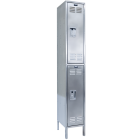 Hallowell 2-Tier Stainless Steel Lockers - Single Set