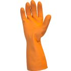 Safety Zone GRFO Flock Lined 28 Mil Neoprene/Latex Blend Gloves, Orange