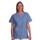 7347 Fashion Seal® Womens' Tunic with Double V-Neck, Ciel Blue