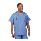 78762 Fashion Seal® Unisex Scrub Shirt with 3 Pockets, Ciel Blue