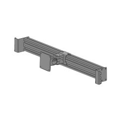 Riel articulado de montaje para monitor, 48"