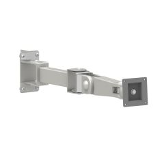 Brazo para monitor de pantalla plana de montaje en columna con extensor de 9"