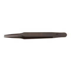 Aven Tools 18531 702A ESD-Safe Plastic Tweezers with Straight, Flat Tips, 4.5" OAL