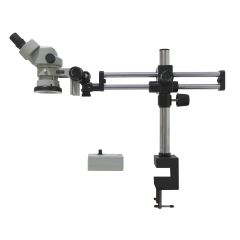 Aven Tools SPZ50-209-536 Stereo Zoom Microscope with Dual Arm Boom Stand & Ring Light