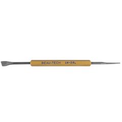 Beau Tech SH-20L Double-Ended Standard Straight Flat Reamer & Beveled Scraper 