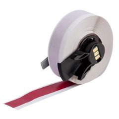 Brady Worldwide M6C-500-439-RD Multi-Purpose Vinyl Label Tape, Red, 0.5" x 50' Roll