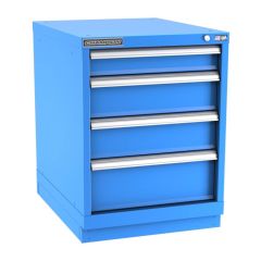 Champion Tool Storage Narrow Width Desk Height Cabinet with 33 Compartments & 4 Drawers, 28.5" x 22.12" x 29.88"