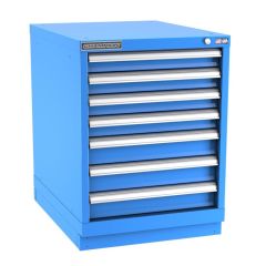 Champion Tool Storage Narrow Width Bench Height Cabinet with 86 Compartments & 7 Drawers, 28.5" x 22.12" x 35.88"