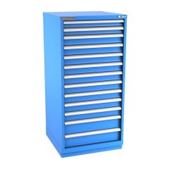 Champion Tool Storage Standard Width Eye Level Height Cabinet with 228 Compartments & 13 Drawers, 28.5" x 28.25" x 59.5"