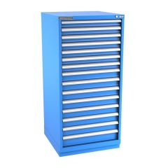 Champion Tool Storage Standard Width Eye Level Height Cabinet with 300 Compartments & 15 Drawers, 28.5" x 28.25" x 59.5"