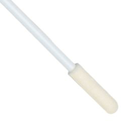 Chemtronics CF3050 Foamtips&trade; Sealed Foam Swabs with Polypropylene Handle, 6" OAL (Case of 24 Bags, 50 Swabs per Bag)