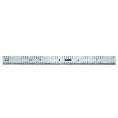 General Tools & Instruments 676 Precision 6" Rigid Steel Ruler with 4R Graduations