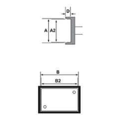 TQFP-80 Chip Quad Rework Cartridge, 13.34 x 13.34mm