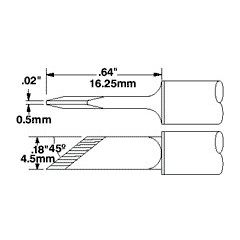 700 Series Knife Rework Cartridge, 4.5mm