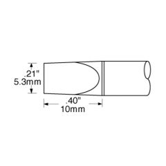 700 Series Extra-Large Chisel Solder Cartridge, 5.3mm