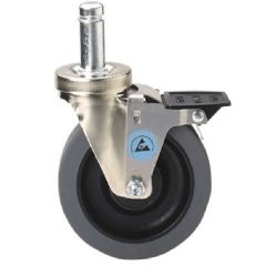 Metro 5MBESD Non-Marking Conductive Caster, Braking - 200 lb. Capacity, 5" 