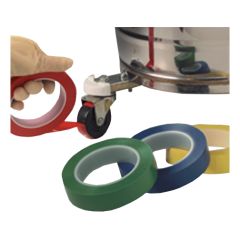 Micronova EGV&trade; Industrial Grade Support Area Rubber Medium-Adhesion Vinyl Cleanroom Tape, 1" x 108' Rolls (Case of 36)