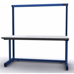 Production Basics 1003 C-Leg Series Standard Laminate Workstation, 30" x 36"