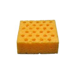 SIR S35MH-P10 Solder Tip Cleaning Sponges, Multi-Hole, 2.6" x 2.6" x 1" (Pack of 10)