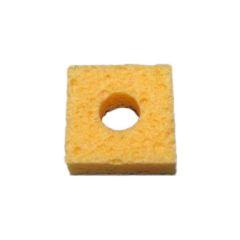 SIR S413-P10 Solder Tip Cleaning Sponges with Hole, 1.6" x 1.6" x 5/8" (Pack of 10)