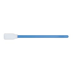 Teknipure TKS526F TekniSwab Polyurethane Foam Cleanroom Swabs with Rectangular Head & Blue Polypropylene Handle, 4.9" OAL (Case of 1,000)