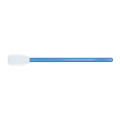 Teknipure TKS553P TekniSwab Polyester Knit Cleanroom Swabs with Double Layer, Rectangular Head & Blue Polypropylene Handle, 4.99" OAL (Case of 1,000)