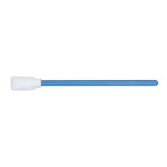 Teknipure TKS571MDF TekniSwab Microdenier Polyester Covered Foam Cleanroom Swabs with Rectangular Head, & Blue Polypropylene Handle, 5" OAL (Case of 1,000)