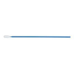 Teknipure TKS572MDF TekniSwab Microdenier Polyester Covered Foam Cleanroom Swabs with Medium Head, & Long Blue Polypropylene Handle, 6.4" OAL (Case of 1,000)