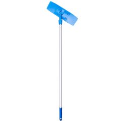 Teknipure TM-PFM-516HF TekniMop Extendable Pocket Mop with Handle, Blue, 4'-6' 