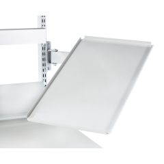 Treston 92749001P ESD-Safe Adjustable Auxiliary Shelf with Double Articulating Arm, 13" x 22"