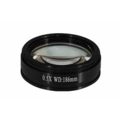 Infinity Achromatic Objective Lens for 8-80x Parallel Stereo Zoom Microscopes, 0.5x