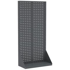 Akro-Mils 30651 Single-Sided Heavy Duty Free Standing Louvered Hanging Bin Panel, Gray, 36" x 75" Tall