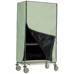 Armand Manufacturing Reversible Dissipative/Conductive Cart Cover, Green/Black