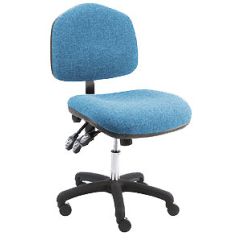 Lissner Washington Series Desk Height Chair with Large Seat & Back, Fabric, Nylon Base