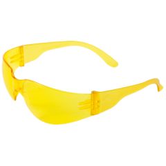 Bullhead Safety® BH134 Torrent Safety Glasses with Crystal Yellow Frame & Amber Lens