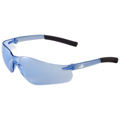 Bullhead Safety® BH525 Pavon Safety Glasses with Crystal Blue Frame & Light Blue Lens