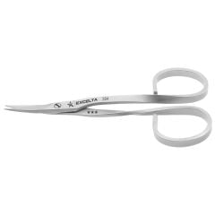Excelta 354 ★★★ Medical-Grade Scissors with Angles, Fine, Sharp Pointed Relieved Blades, 3.777" OAL