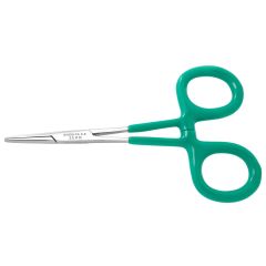 Excelta 35PH ★★ Locking Hemostat with Vinyl Coated Handles & Straight, Serrated Jaw, 5.0" OAL