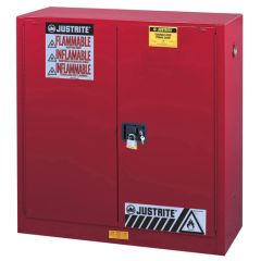 Justrite 893011 Sure-Grip® EX Class III Combustibles Safety Cabinet with 2 Doors, 18" x 43" x 44"
