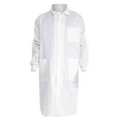 Kimberly Clark A8 Kimtech® A8 Disposable Lab Coats with 3 Pockets, White